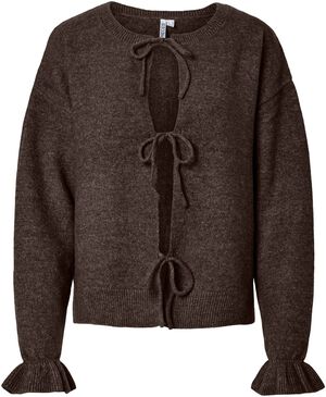 PCSALLY REV FRILL CARDIGAN KNIT NOO