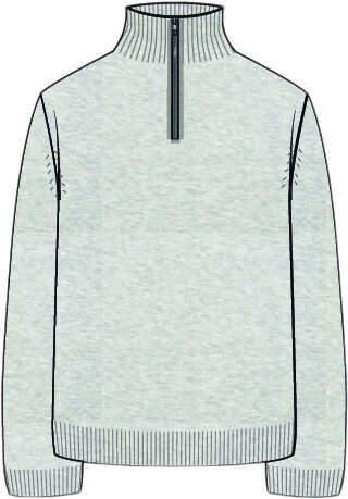 GRLudvig Half Zip Knit