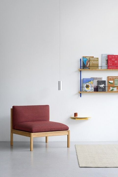 Half Moon Shelf: Black: Large