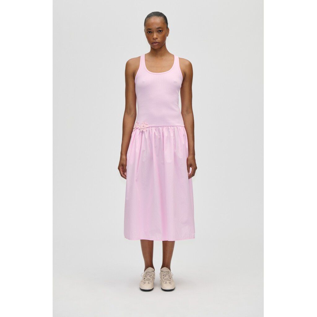 2385 Rib, Casual Tank Midi Dress