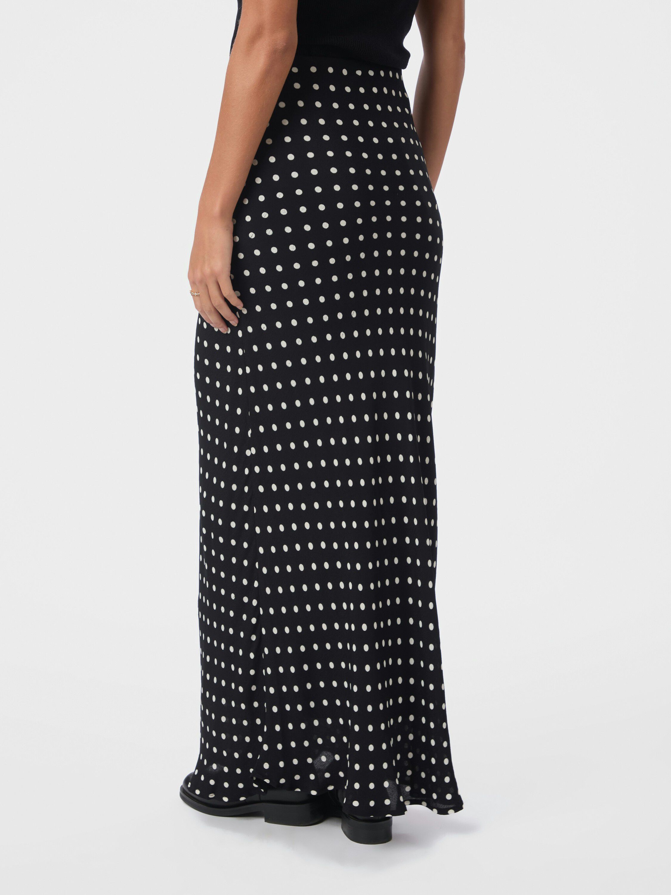 Viso Crepe Dot Skirt