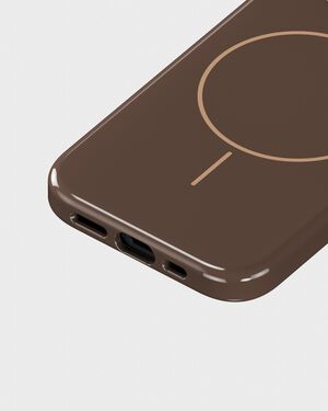 Mono Case Magsafe iPhone 15/14/13 Chocolate/Beige