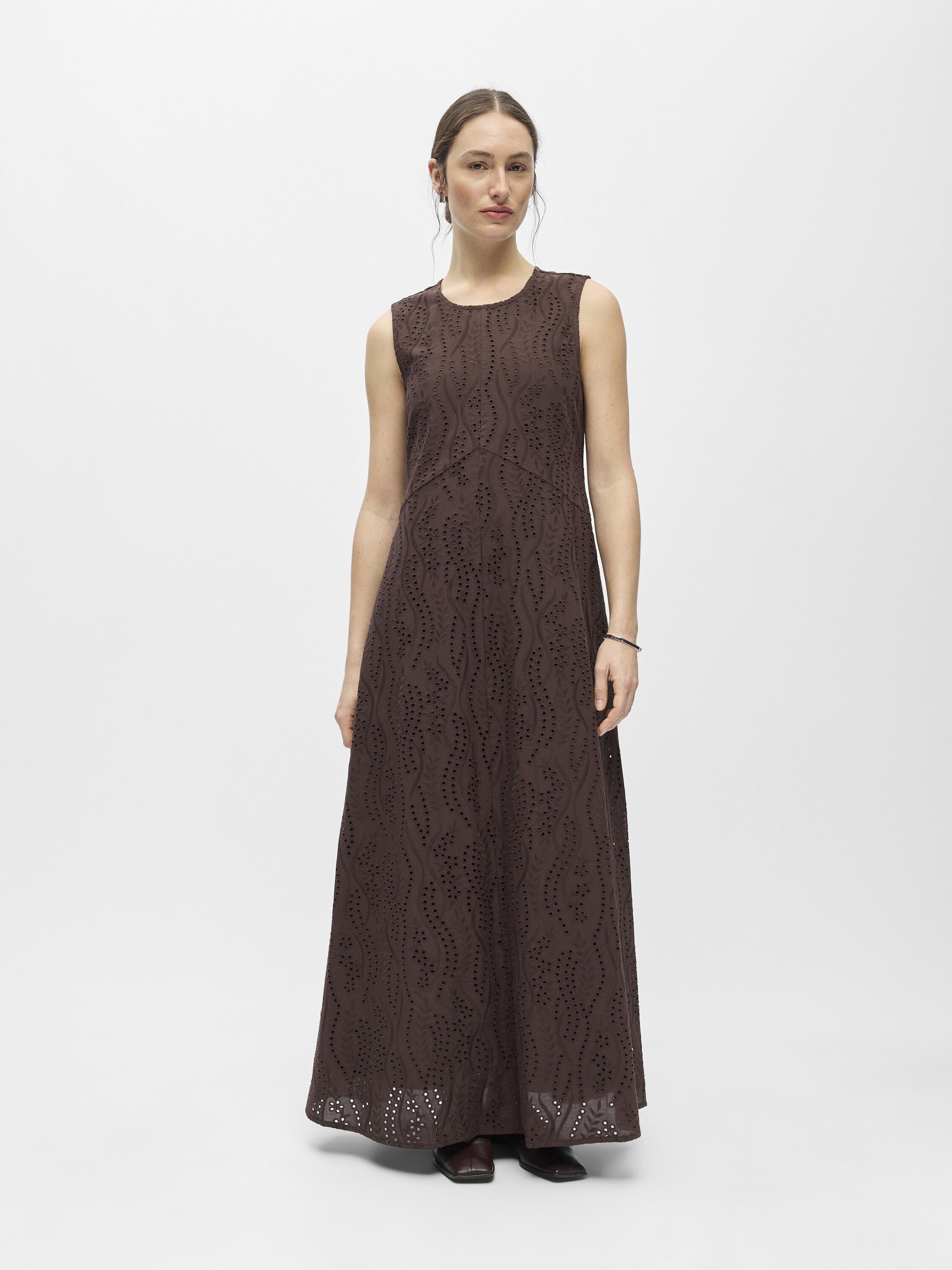 Lang kjole Objjovanna S/L Lo O-Neck 145
