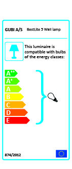 BL5 Wall Lamp - &oslash;16 (Base: Chrome, Shade: Soft White Semi Matt)