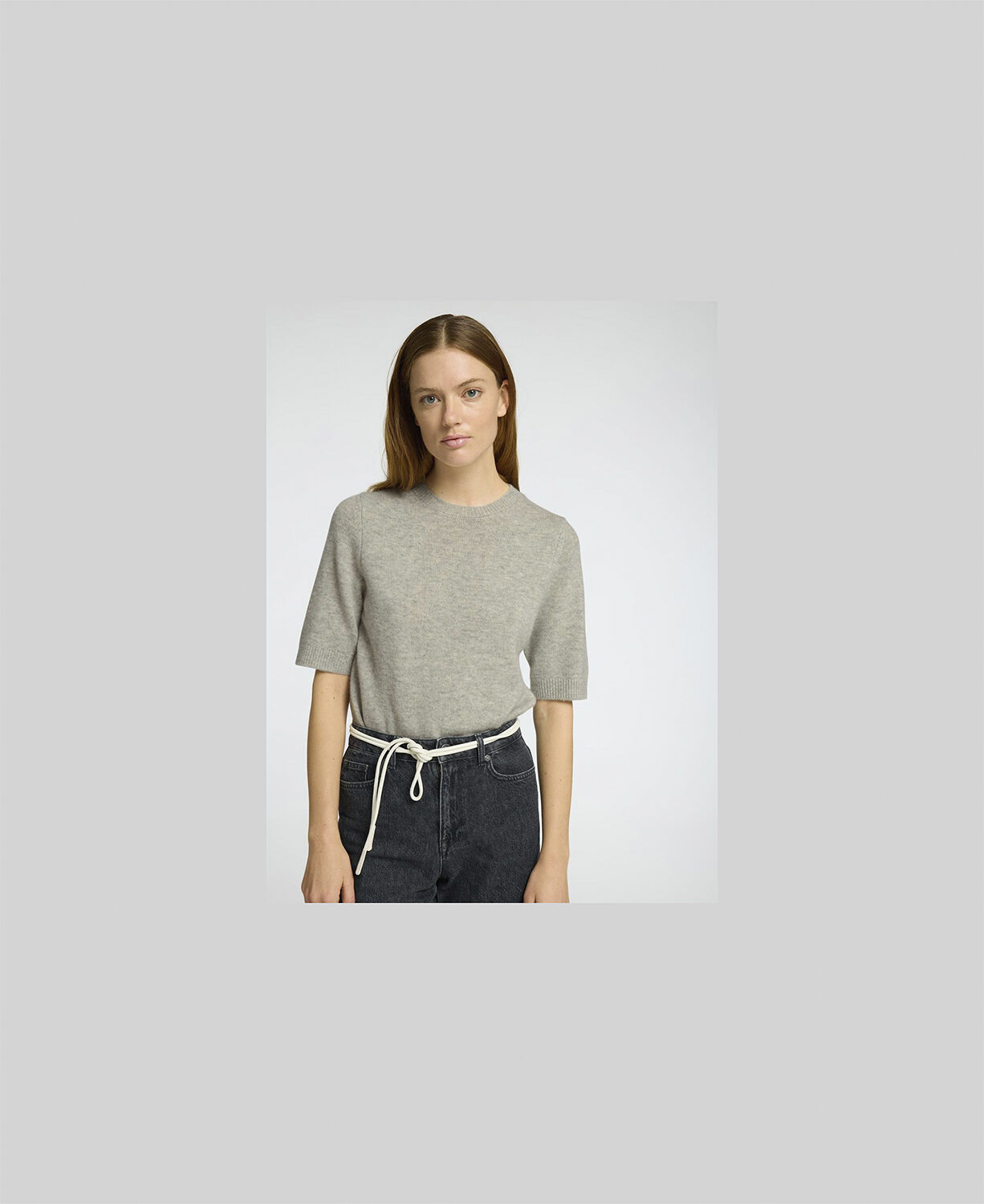 WOOL KNIT O-NECK
