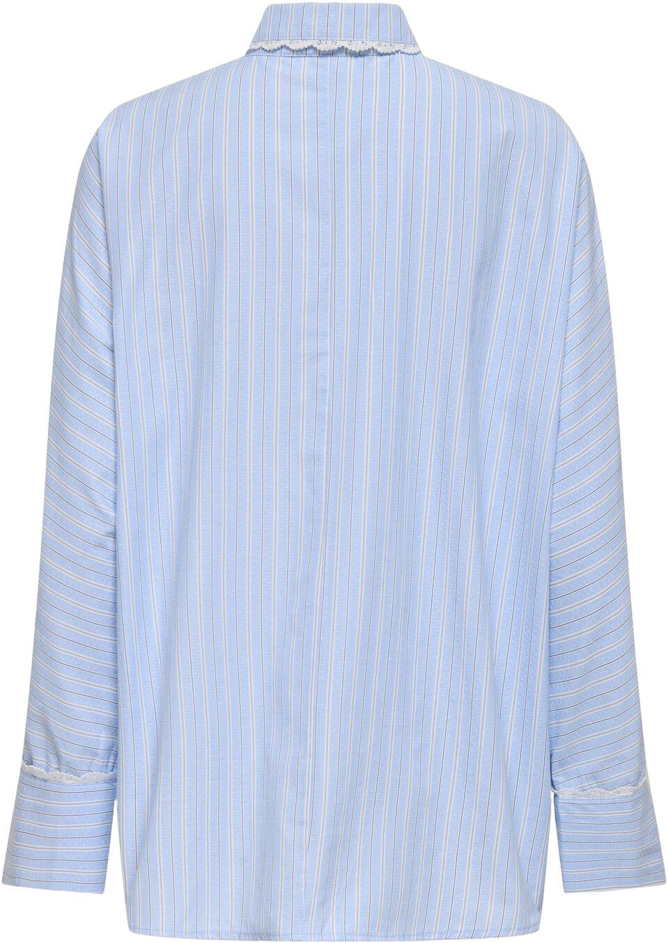 ONLOSIRIS LS STRIPED LACE SHIRT WVN