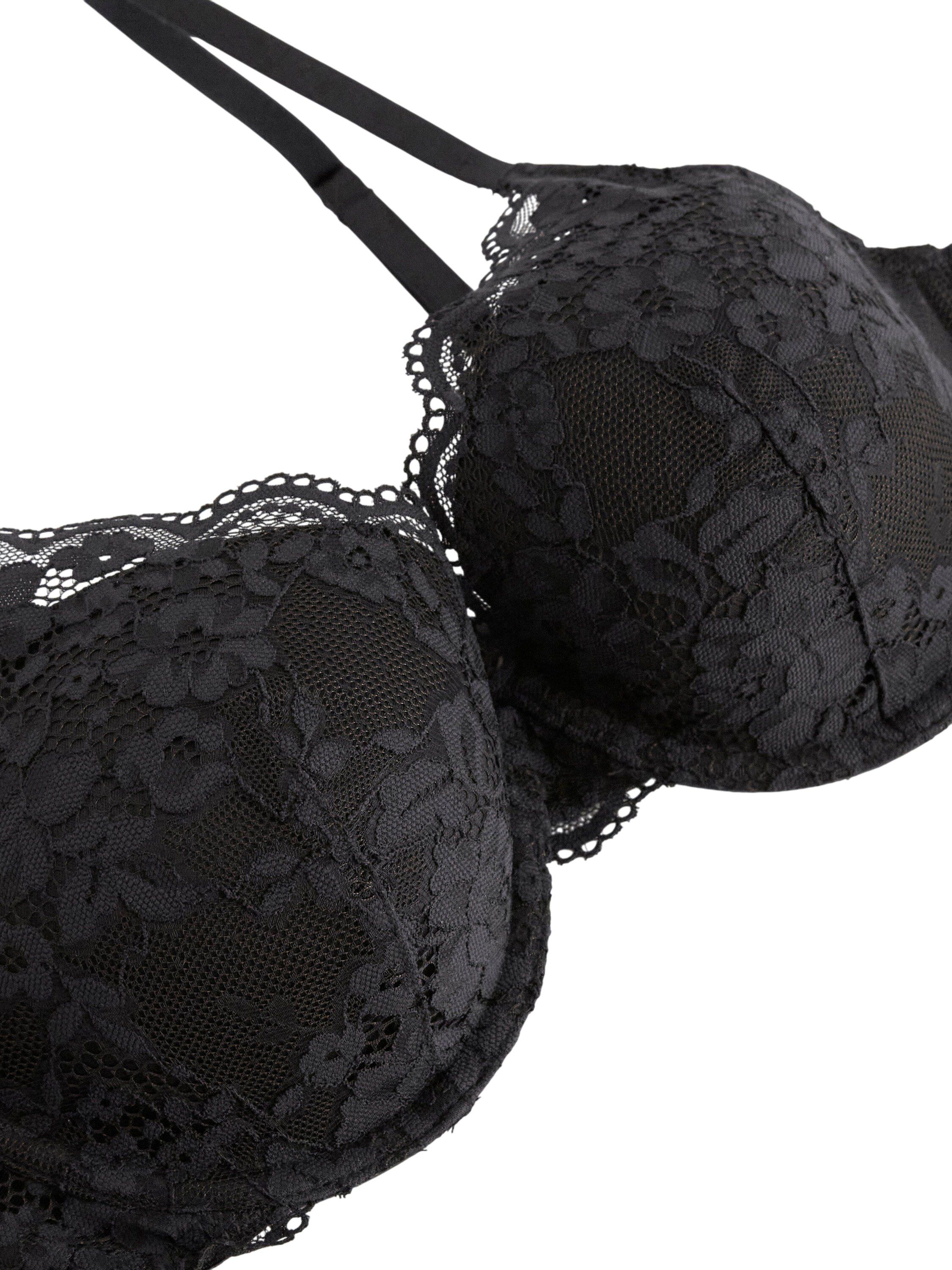 Lilja t-skjorte-BH med blonder