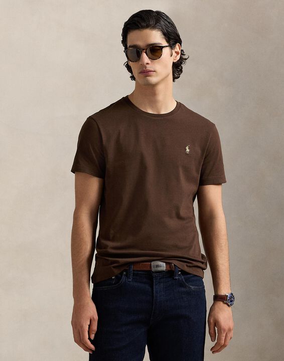 Custom Slim Fit Jersey Crewneck T-Shirt