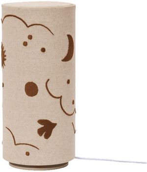 Skye Table Lamp - Natural/Bronze