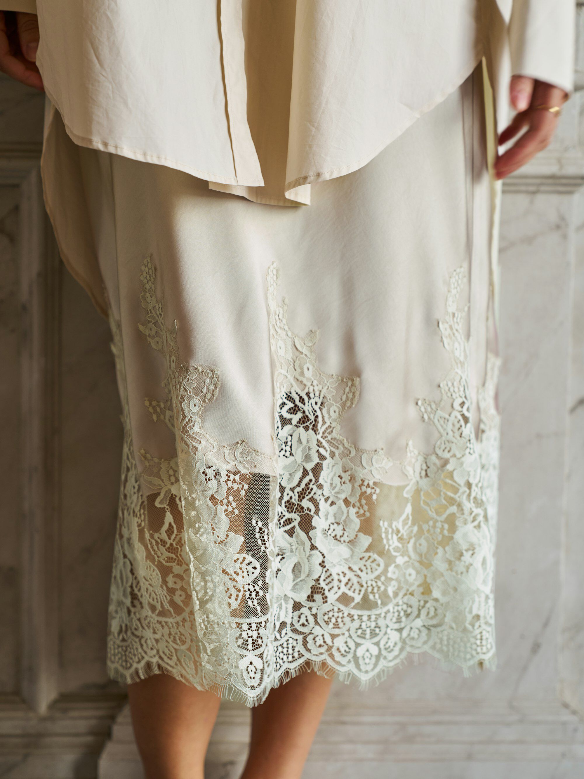 Yelina Heavy Sateen Skirt