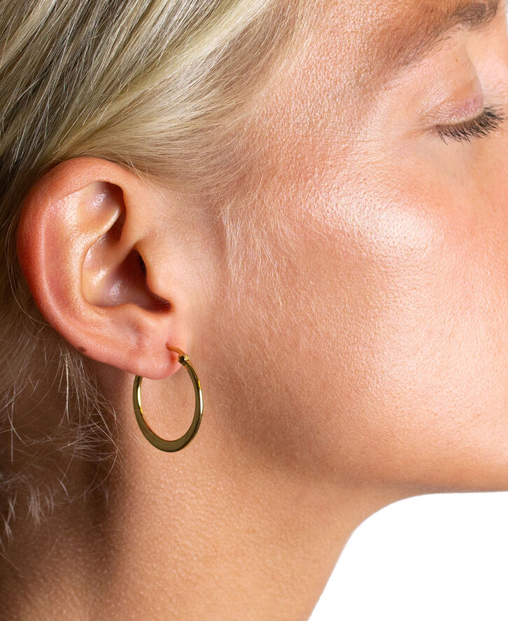 Classic Asta øreringe. Diameter: 25 mm.