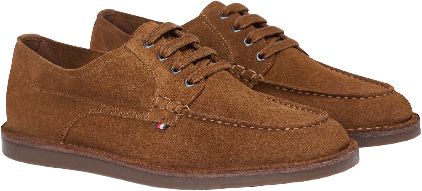 HILFIGER STITCHDOWN SUEDE DERBY