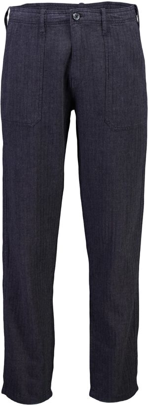 Linen blend herringbone pants