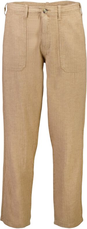 Linen blend herringbone pants