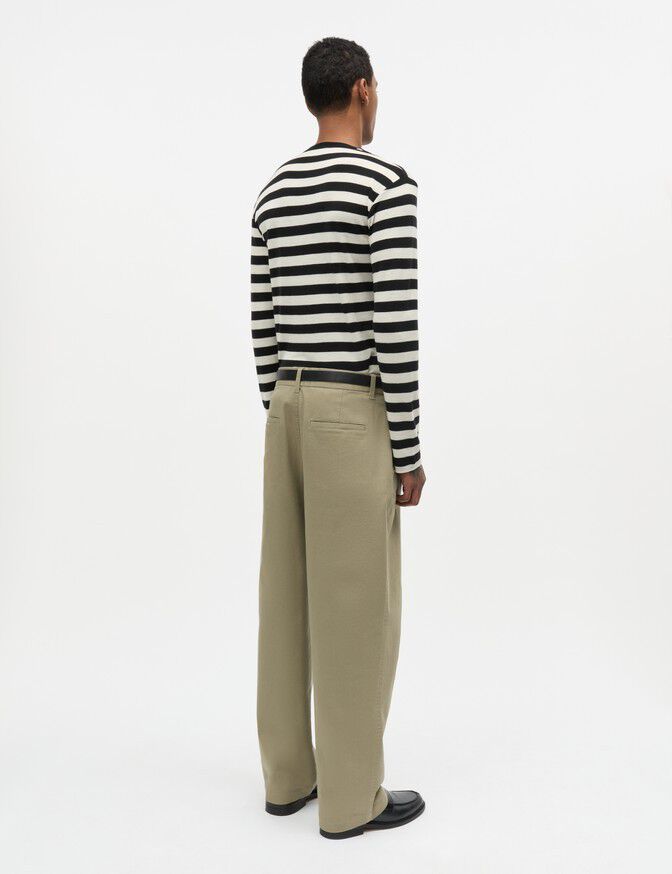 Cotton Twill Henry Pants