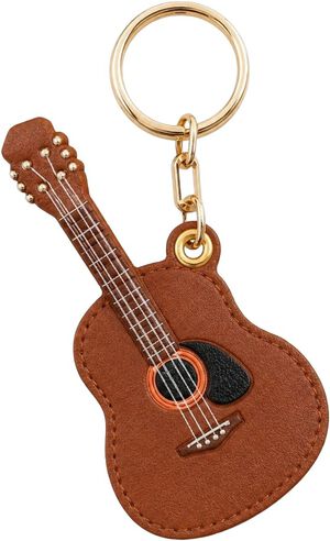 brown guitar