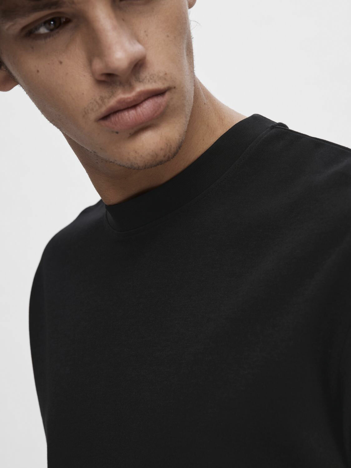 SLHLOOSEOSCAR SS O-NECK TEE NOOS