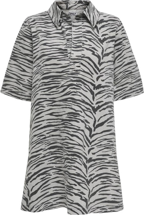 ONLGRY SS ZEBRA DRESS DNM SIK