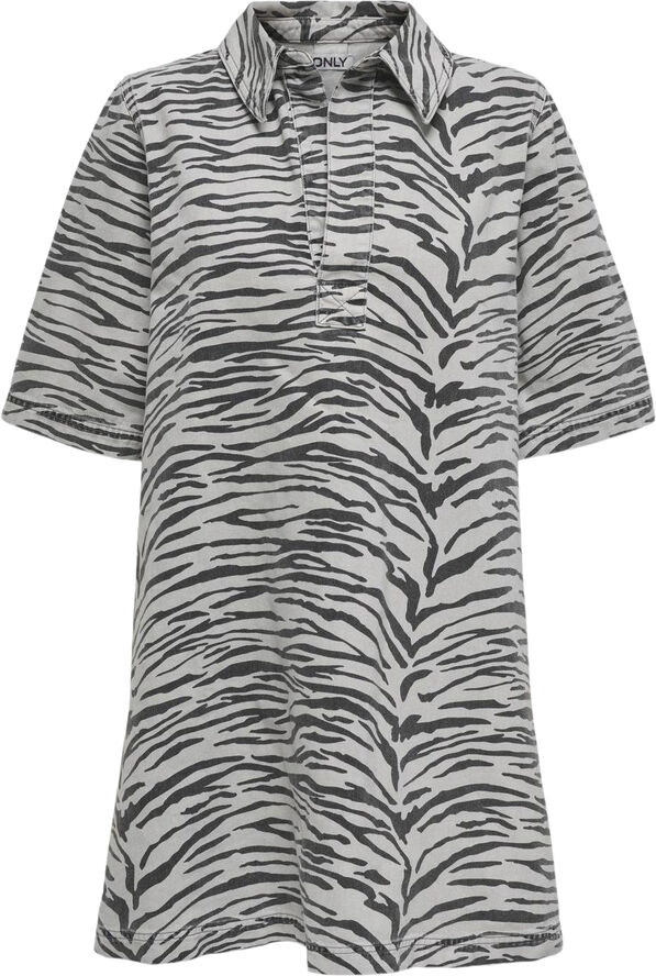 ONLGRY SS ZEBRA DRESS DNM SIK