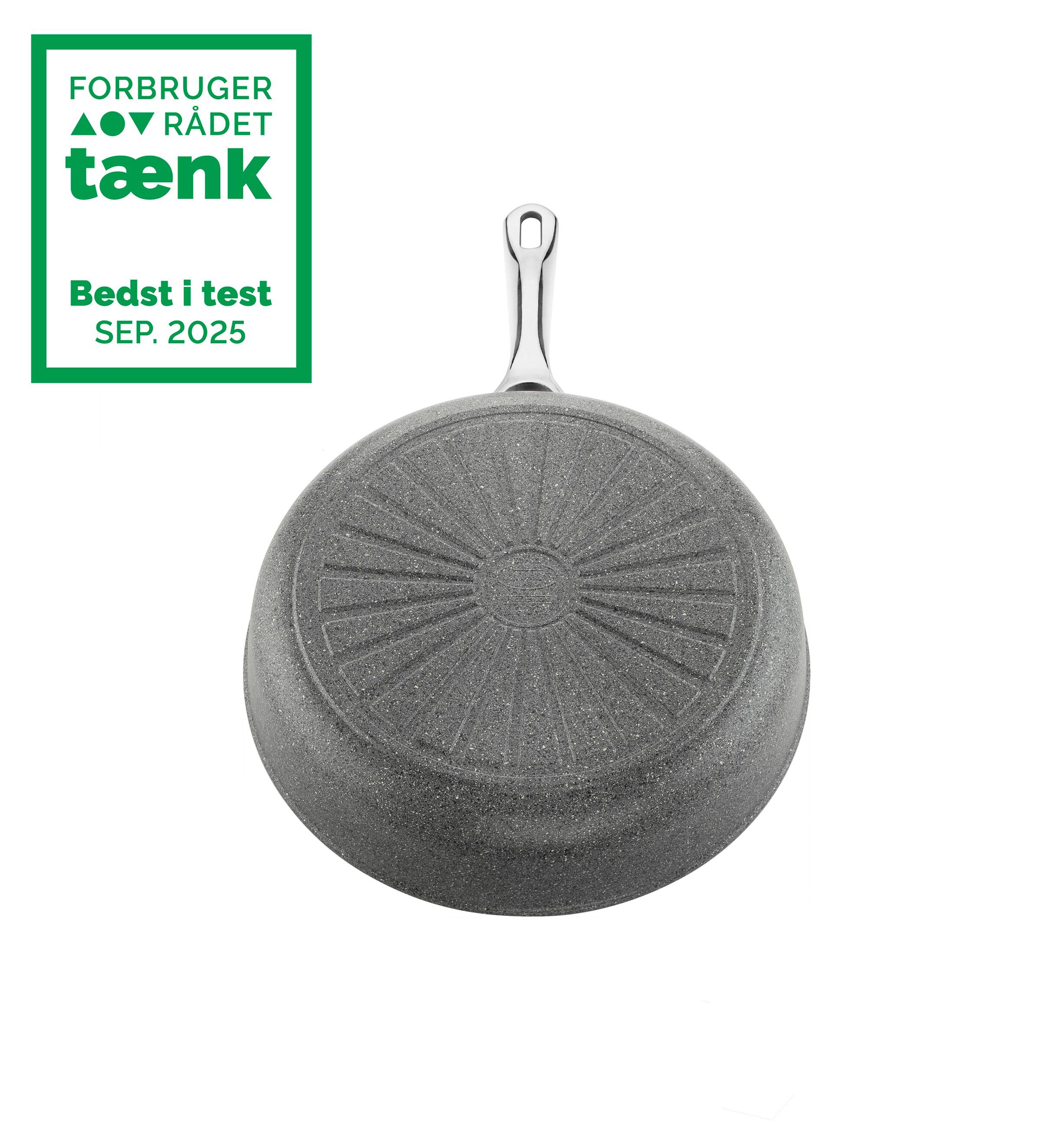 Salina Ceramic Sautepande Med l&aring;g, 28 cm, Aluminium, Titaniu