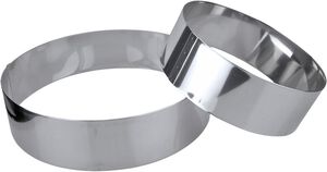 KAKERING rund &Oslash;18 cm / H 6 cm ikke justerbar