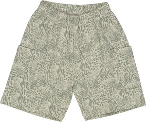 Leopard cargo shorts