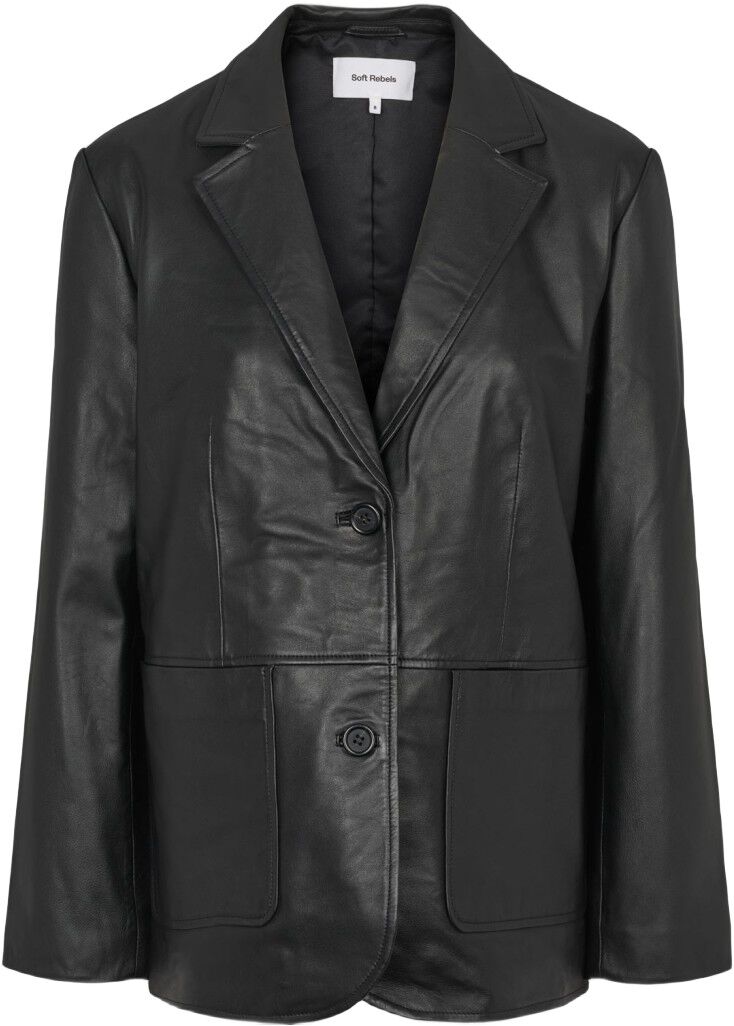 SRDella Leather Blazer