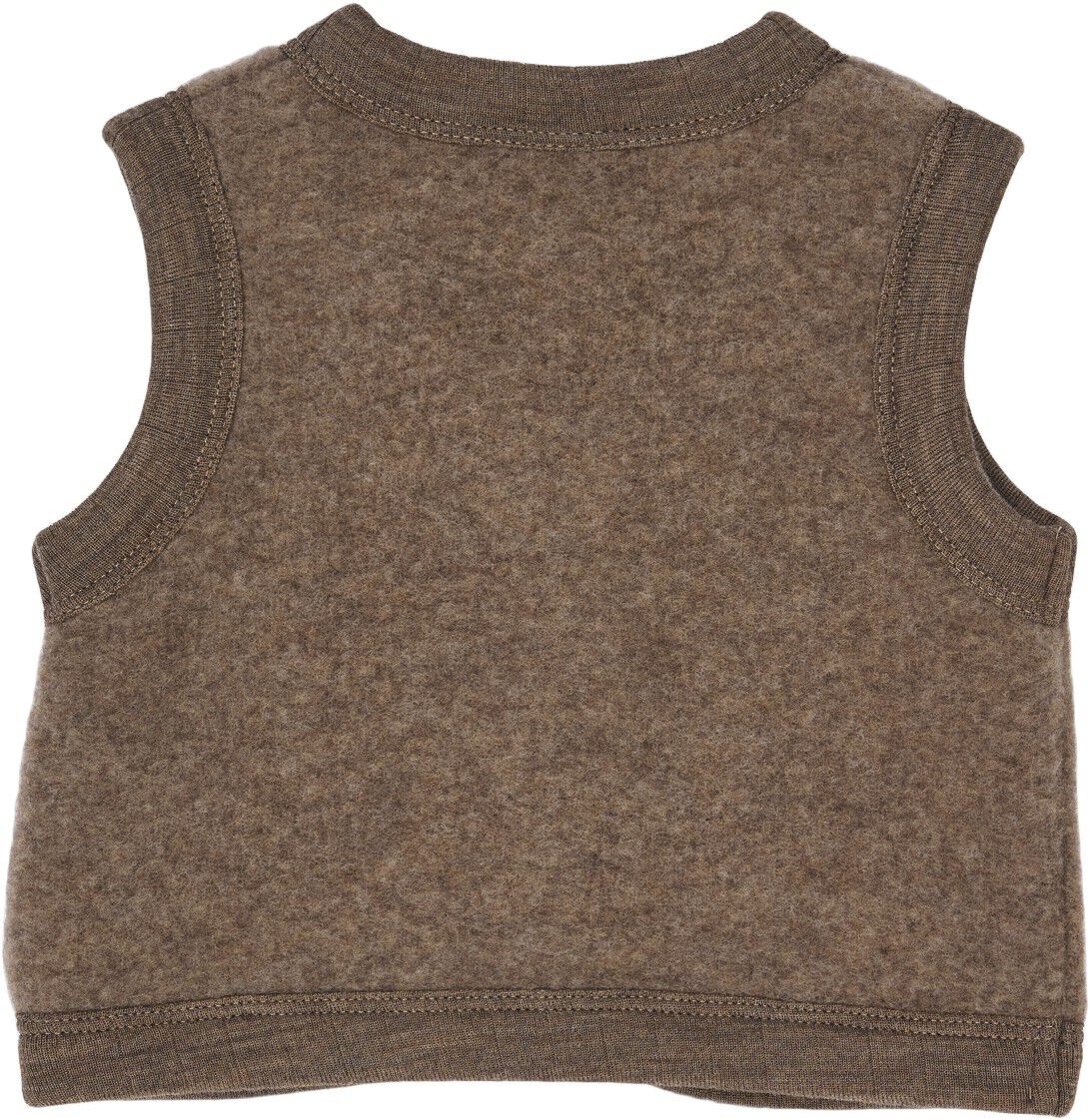 Woolly fleece vest