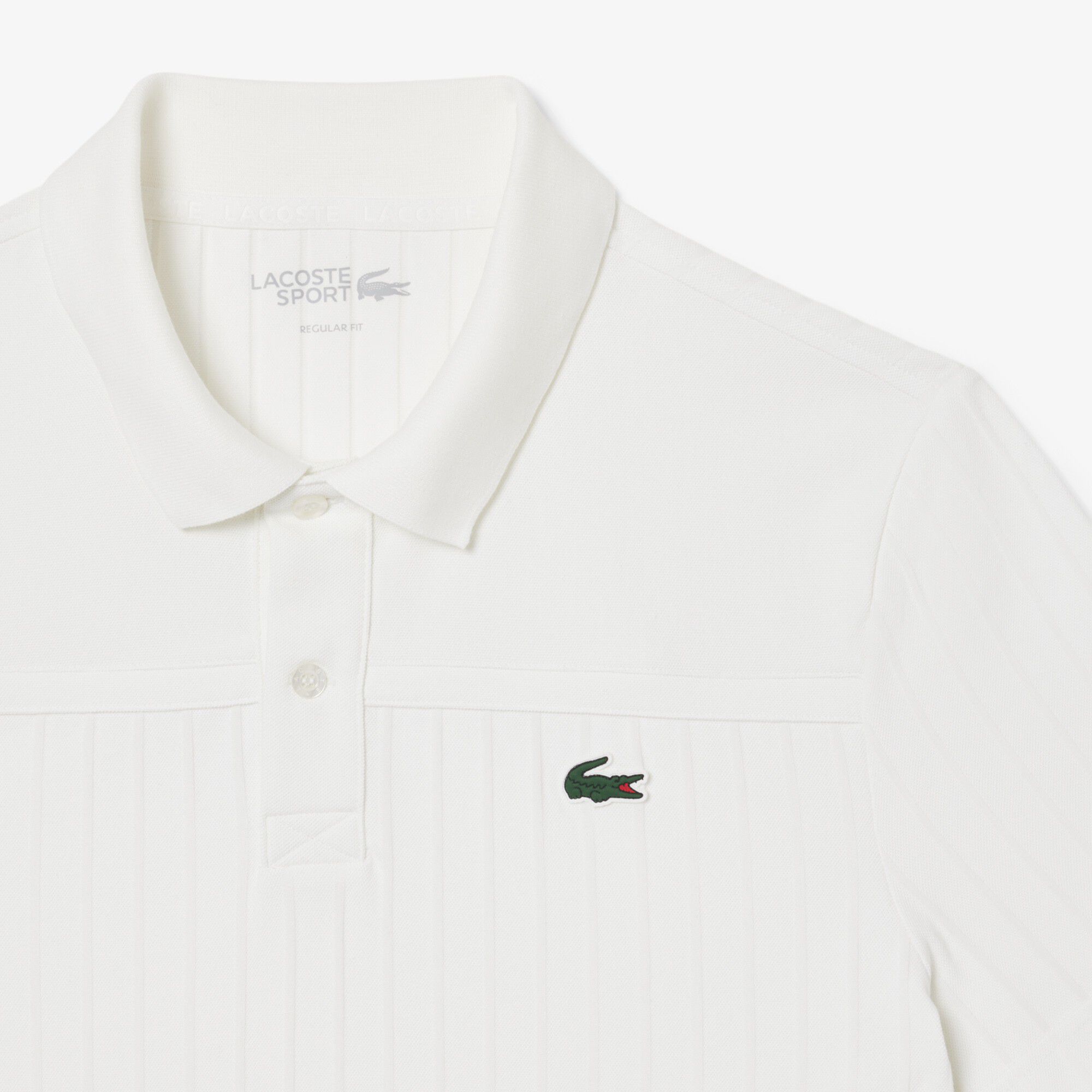 SHORT SLEEVED RIBBED COLLAR SHIRT