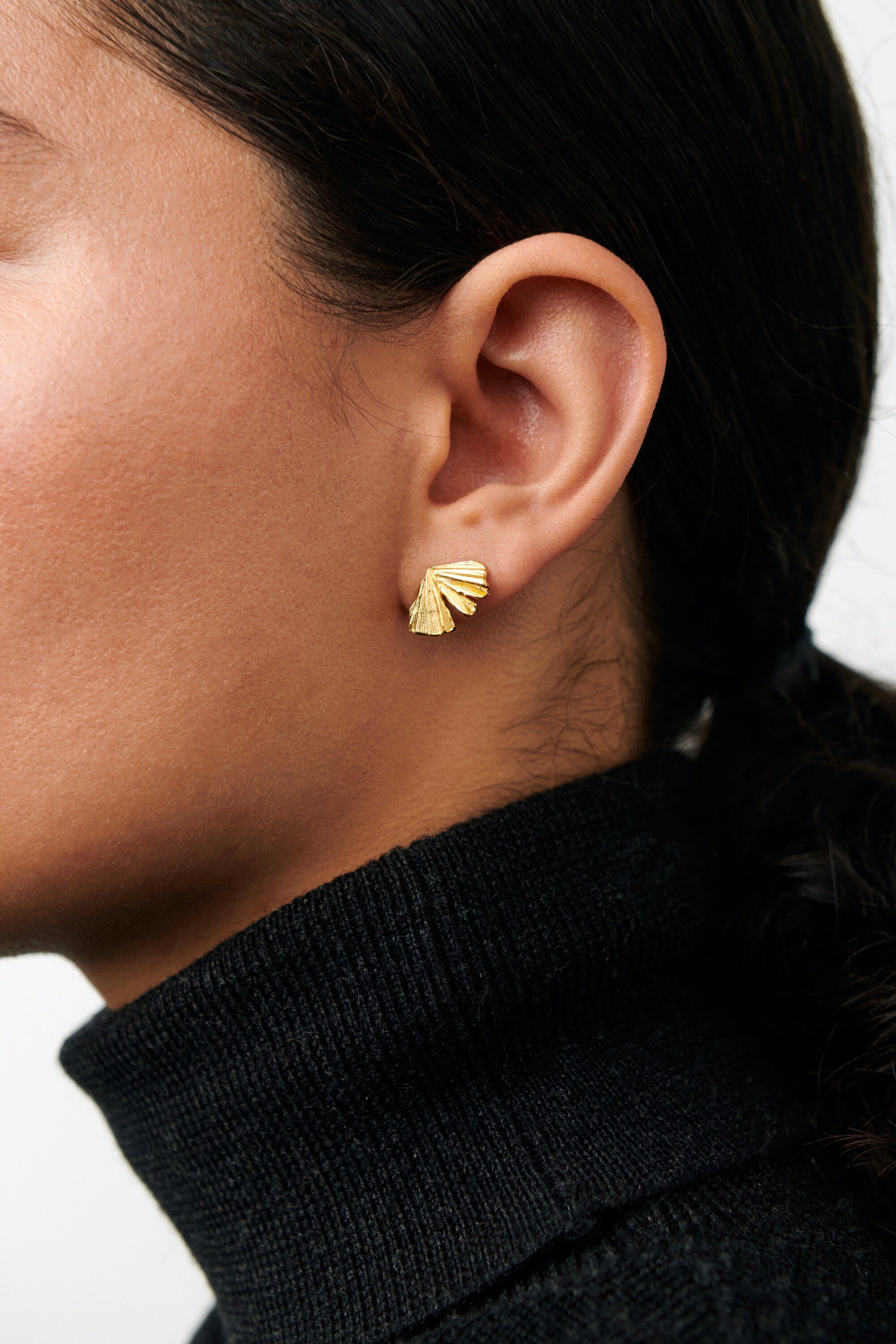 Autumn Leaf Earsticks