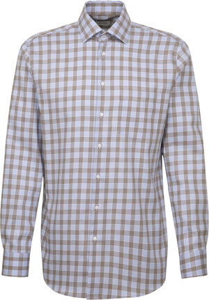 Business Shirt Regular Long sleeve Kent-Collar Check