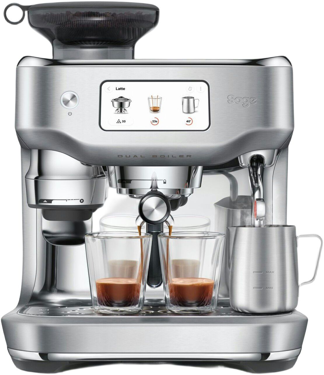 Sage SES 995 BSS Oracle Dual Boiler Espresso machine Brushed