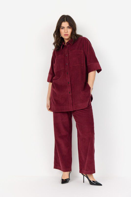 Curvy WA-NADIN 2 Skjorte Bordeaux