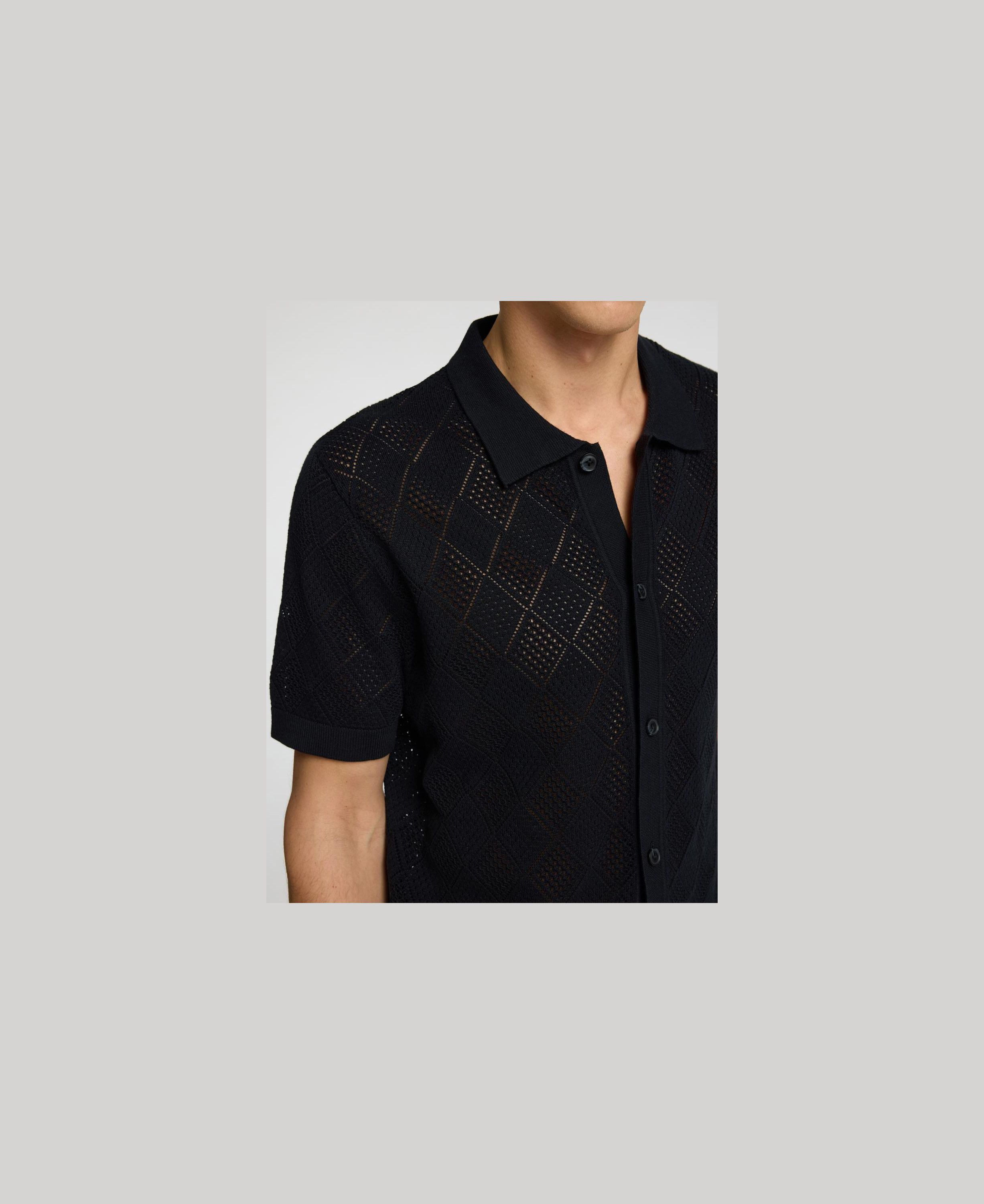 SLHARCO SS KNIT STRUCTURE POLO CARD