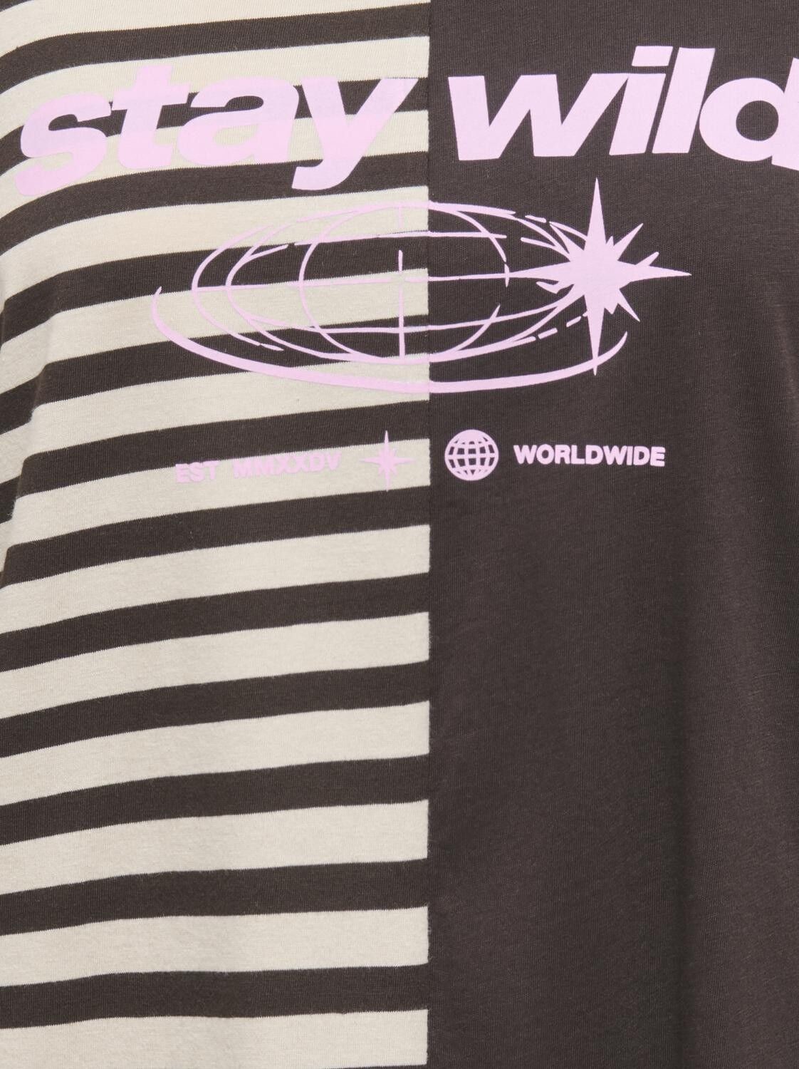 Onlava L/S Half Striped T-Shirt Jrs