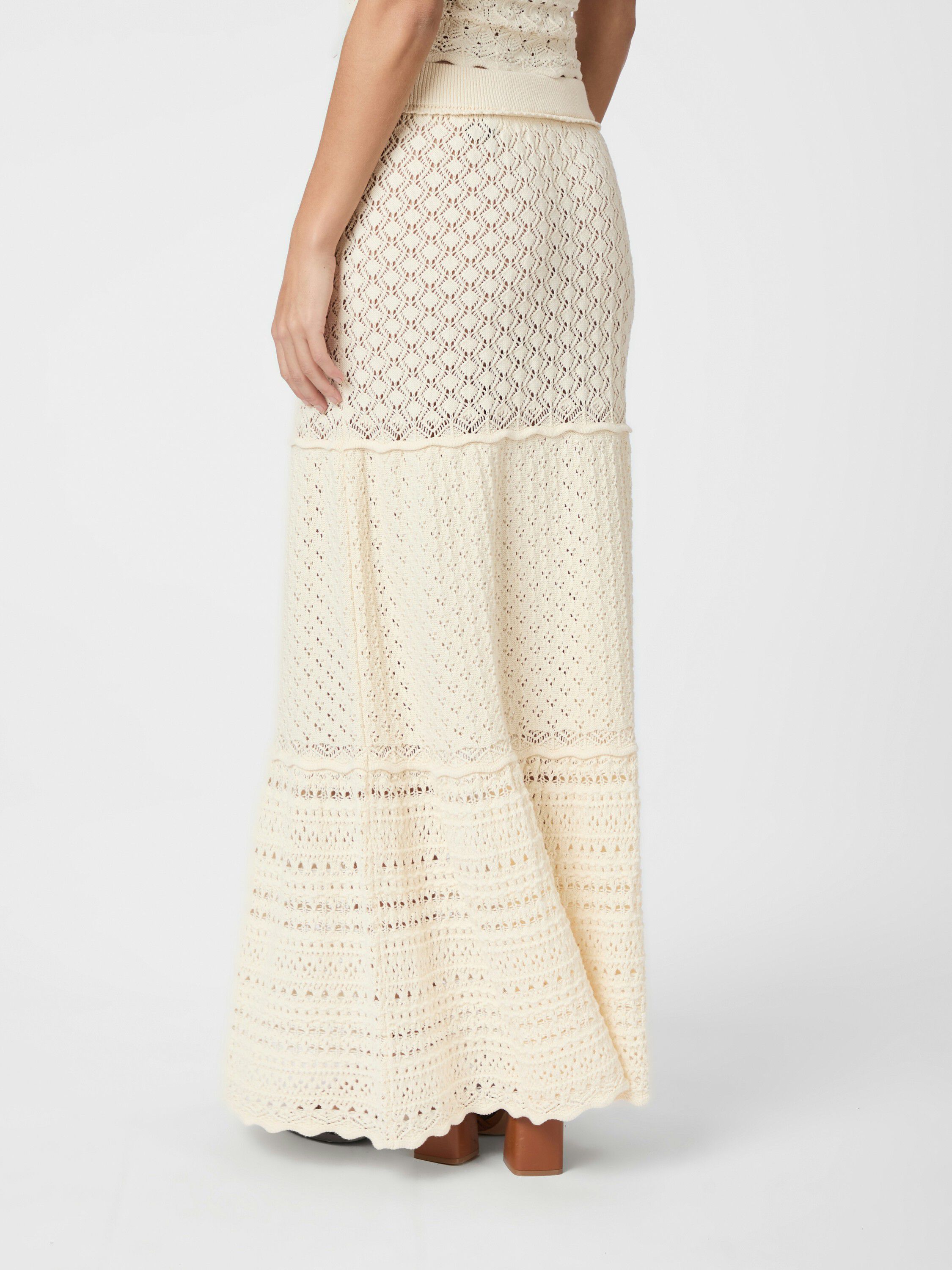 Pillina Crochet Knit Skirt