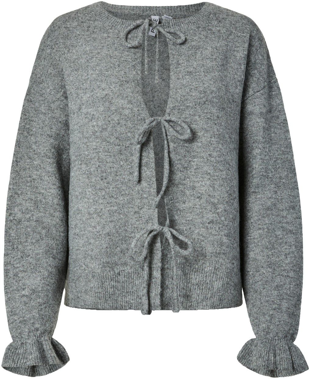 Pcsally Rev Frill Cardigan Knit Noos Bc