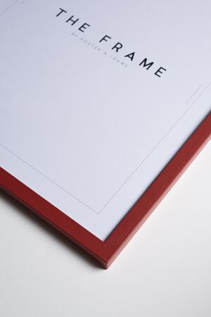 Poster&Frame - Red wood 50x70cm