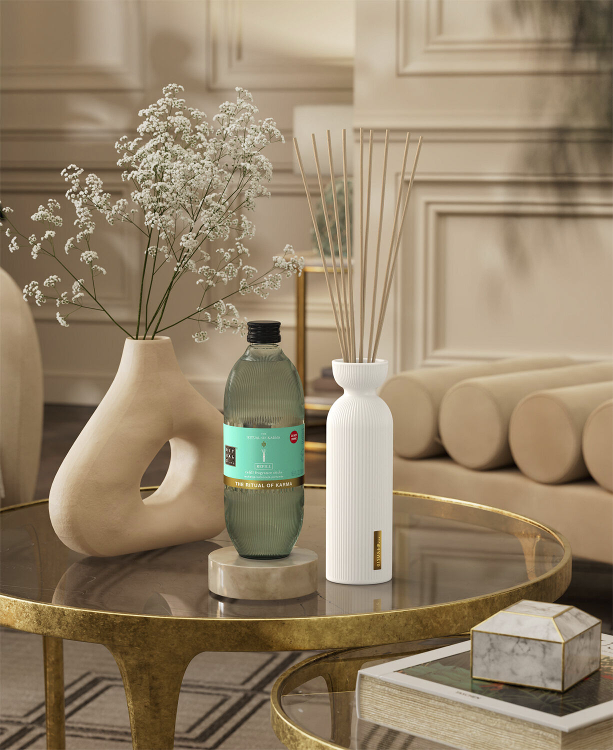 The Ritual of Karma Refill Fragrance Sticks 500ml