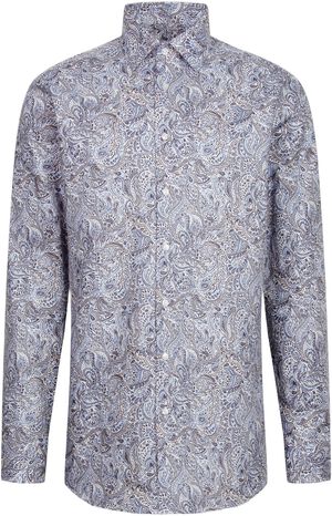 Business Shirt Regular Long sleeve Kent-Collar Floral