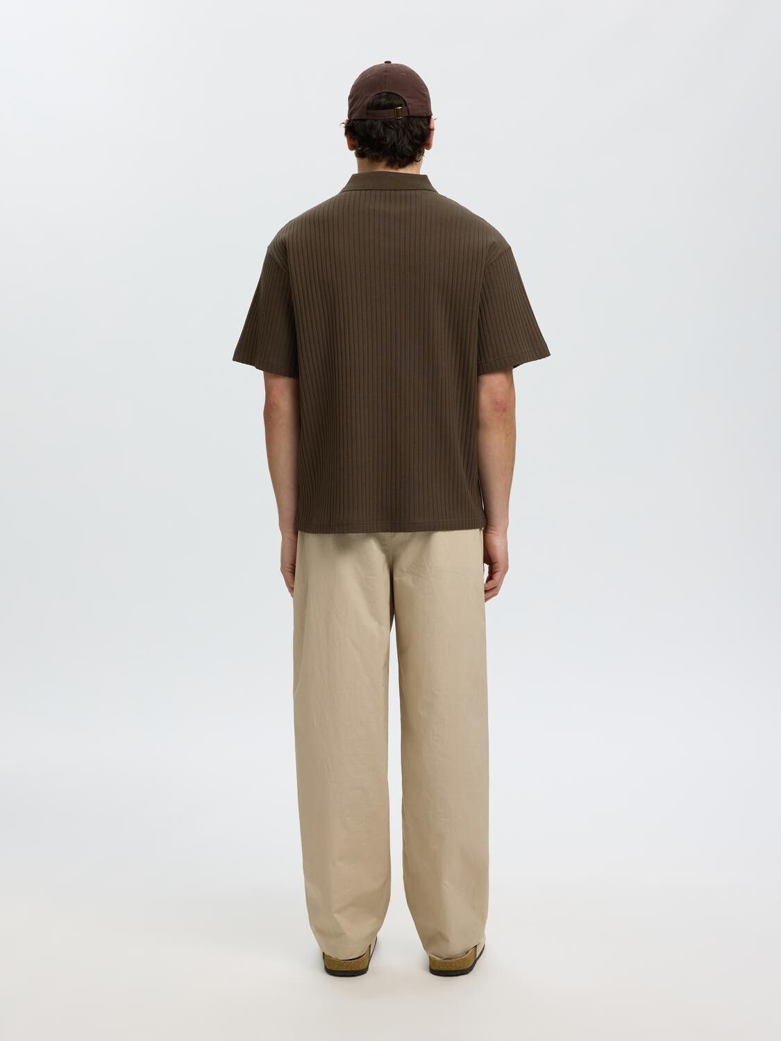 SLMRELAXSIMON RIBBED SS POLO