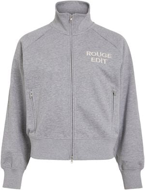 ROUYORK L/S HIGH NECK ZIPPER SWEAT