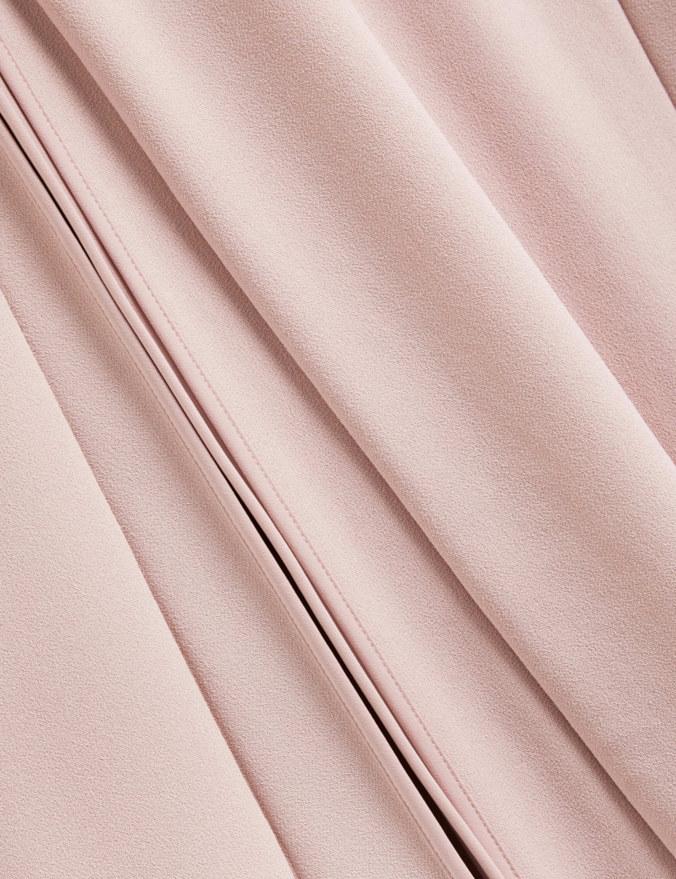 CARNELI Midi Dress With Pleat Detai