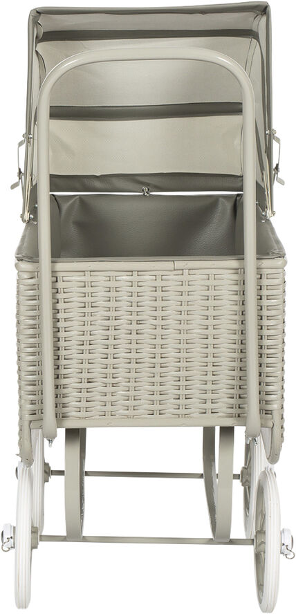 DUKKEVOGN RETRO FLET GRÅ