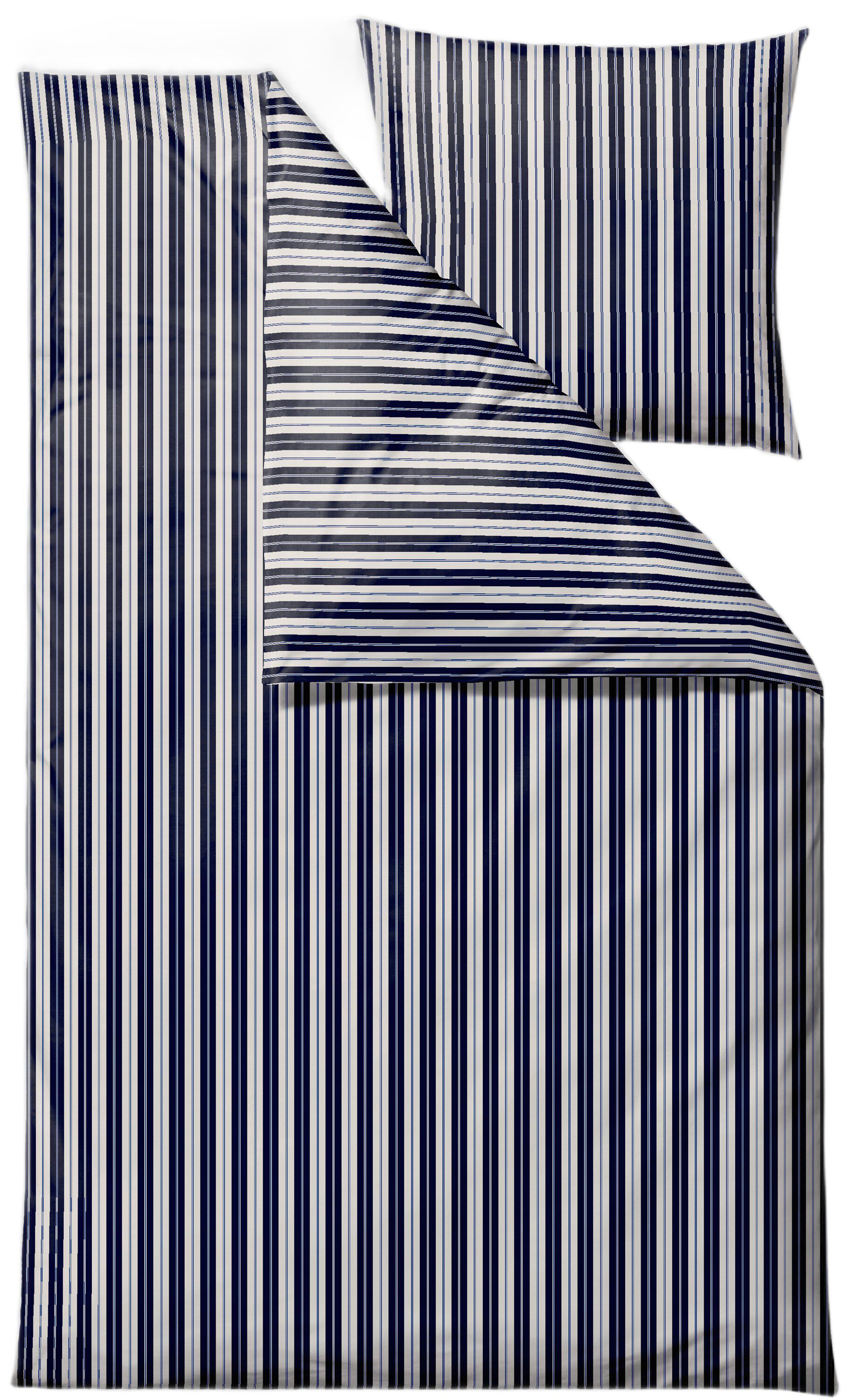 Sengesett 140x220 Flow Navy blue