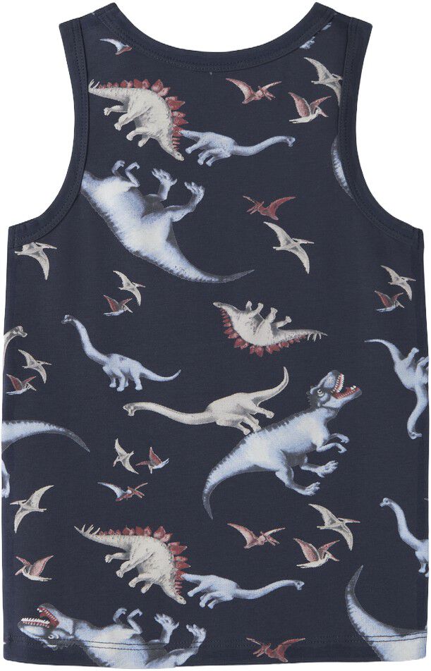 Nmmtank Top 2P Navy Dino Noos
