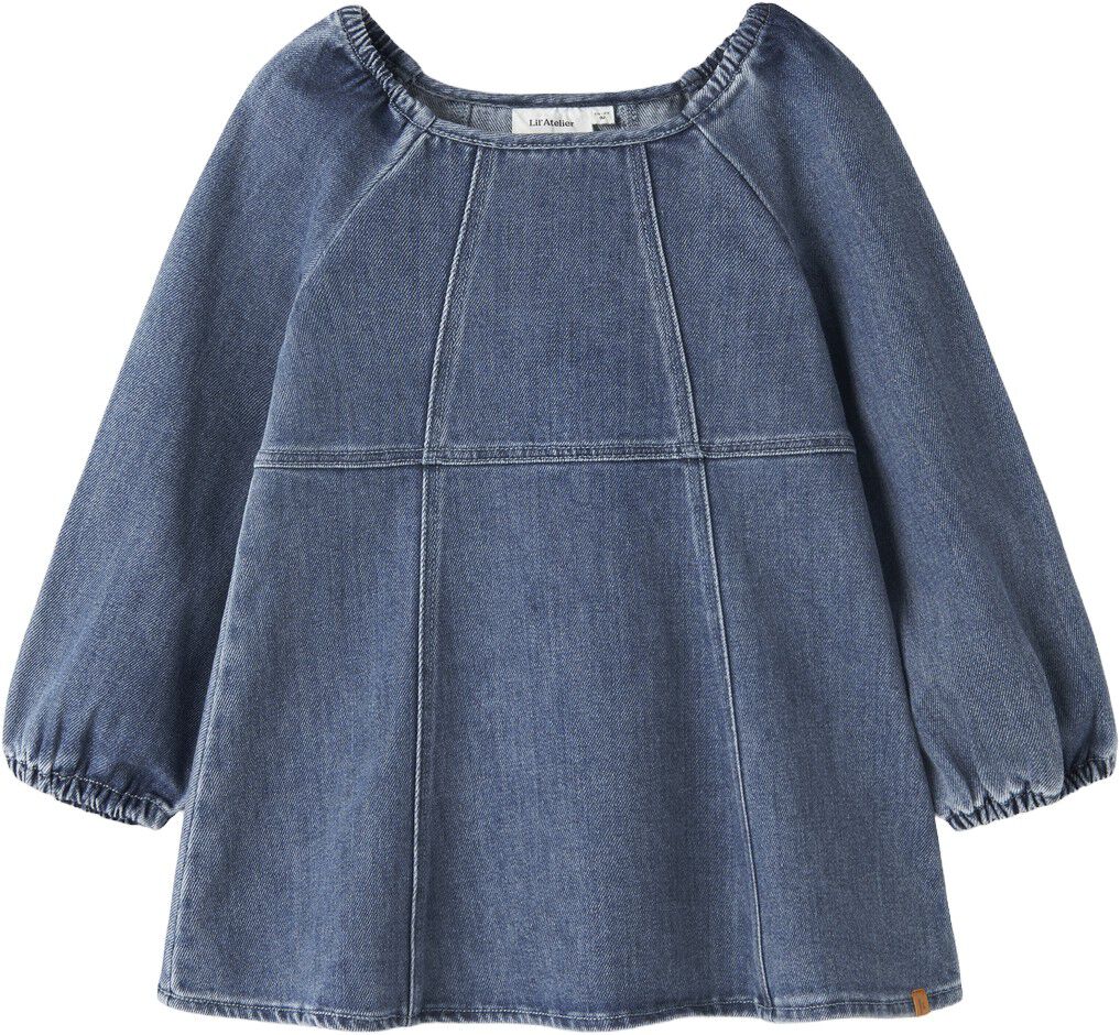 Nmfobello Ls Loose Dnm Dress 1144-Se Lil