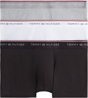 3-Pack Global Stripe Logo Waistband Trunks