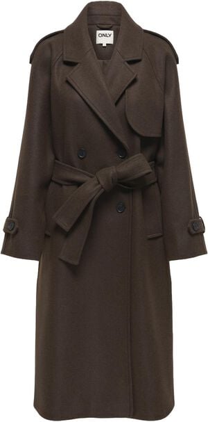 ONLDEAR-TRILLION LONG BELT COAT PNT