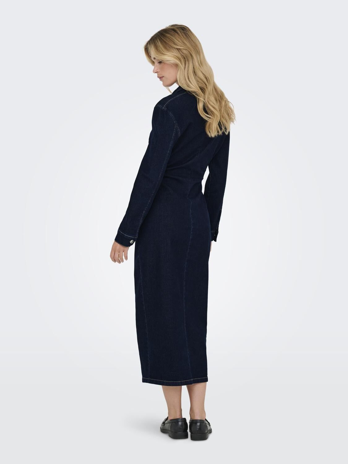 ONLCAITLIN LS DNM DRESS BJ